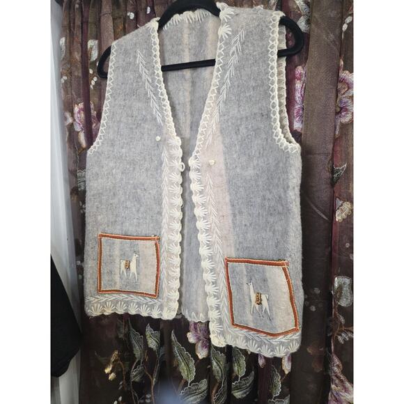 Alpaca Handmade Vest Small/Medium - Picture 3 of 13